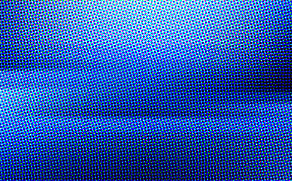 Deep ocean blue halftone dot pattern creating a serene abstract texture and modern digital graphic design