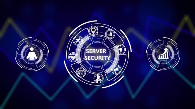 Cyber security data protection business technology privacy concept. Abstract business statiticks graph technology background with alpha channel.