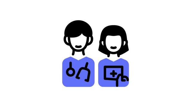 This doctor icon is suitable for hospital