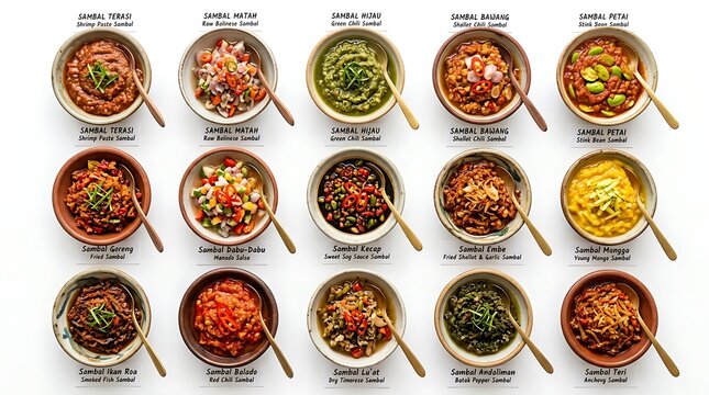 Images of Indonesian sambal