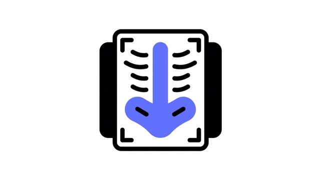 This x ray icon is suitable for hospital