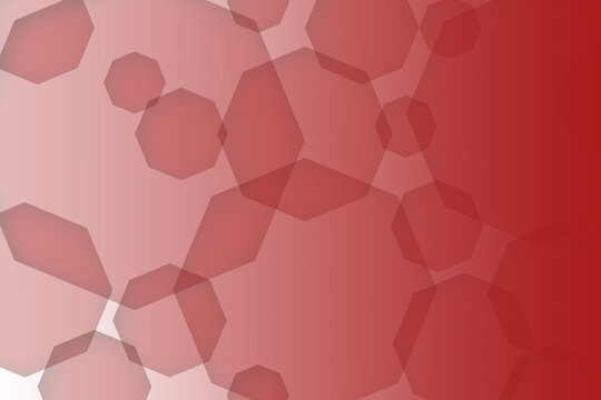 random red octagon shape background