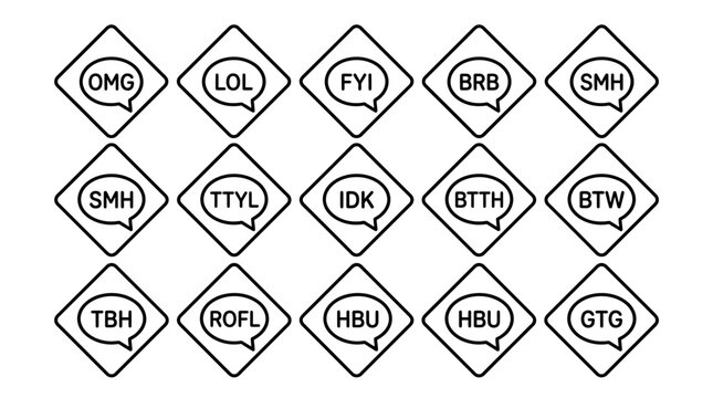 internet slang, texting abbreviations