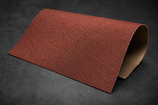 Sandpaper on a dark textured surface