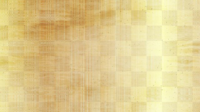 Abstract Golden Checkered Paper Texture 4K
