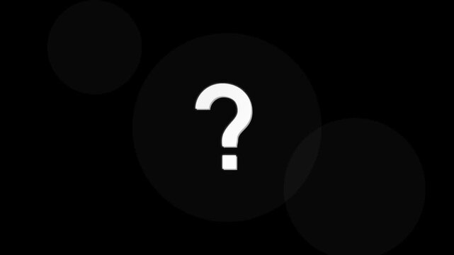 Question Mark Multiplication Animation