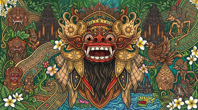 Balinese Barong Art