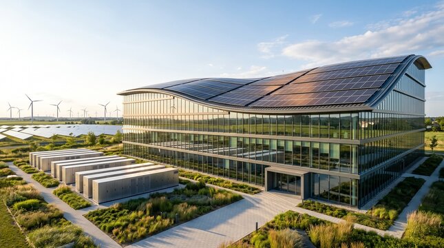 Energy Control Center Building Architectural Structure