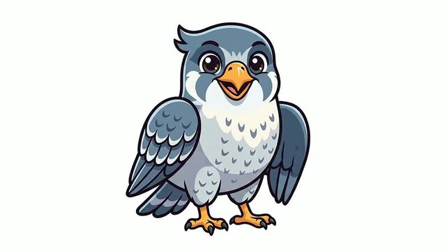 Cute Cartoon Owl Character in Vibrant Style
