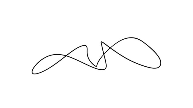 Elegant handwritten signature on white background.