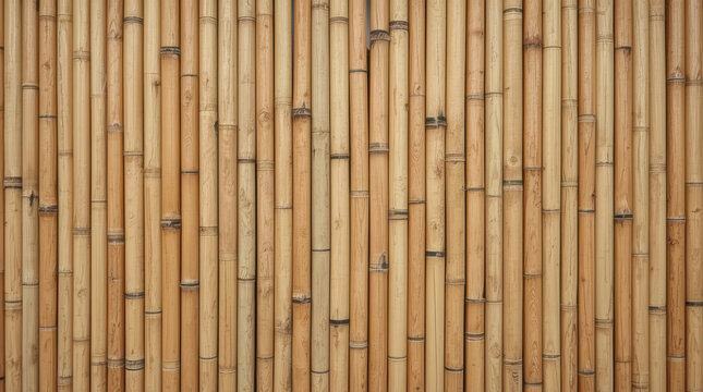 Woven bamboo texture background, natural beige pattern, minimalist wall surface
