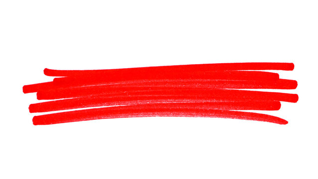 red underline