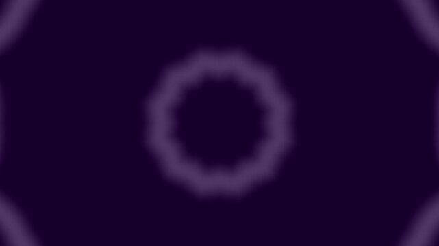Ethereal Dark Purple Abstract Radial Pattern with Soft Glow and Bokeh Effect