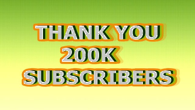 Thank you 200k subscribers social media milestone celebration graphic subscriber two hundred thousand growth subscriber two hundred thousand growth
