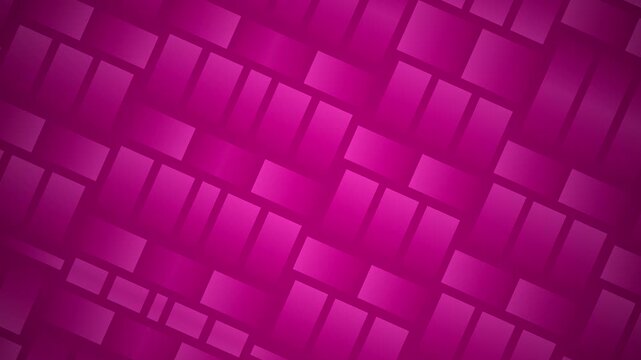 Vibrant magenta geometric block pattern abstract background texture design concept