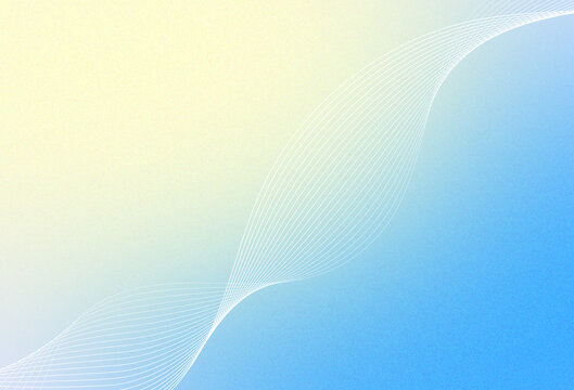 Abstract Blue Background Featuring Elegant Flowing Wavy Lines With Soft Gradient Texture For Modern Digital Design Projects