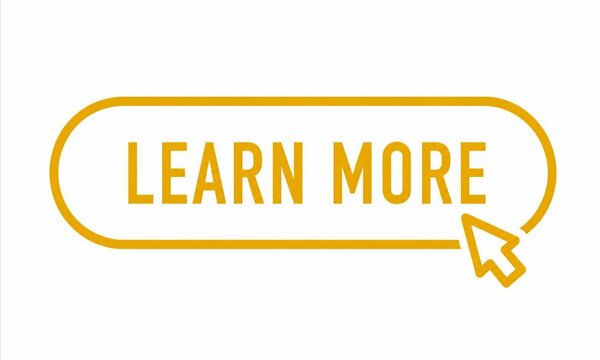 Yellow learn more button with click arrow