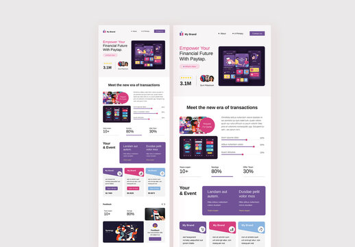 Empower Your Financial Future Web Site Template