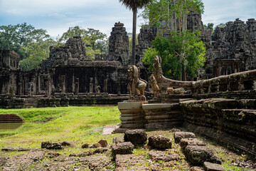 Fototapeta premium Bayon Temple in Siem Reap Province