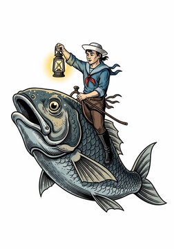 Voyage of the Lantern Rider and the Leviathan