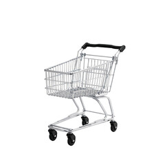 shopping cart in PNG image isolated on transparent background. © png image