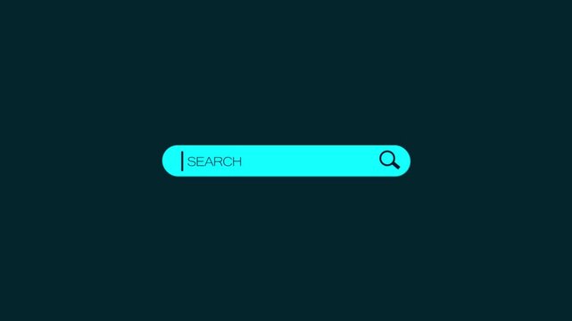 Search Bar Blank icon Animated Single Blank Line Text Box For Searching Web.