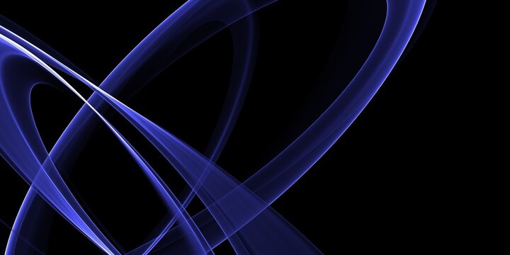 Digital future technology. Blue wave curved lines for presentations, illustration of articles and publications on technological trends and innovations, covers of technological magazines