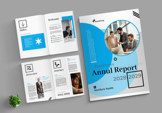 Company Profile And Annual Report Template