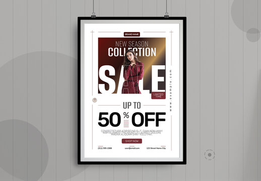 Fashion Sale Poster Design
