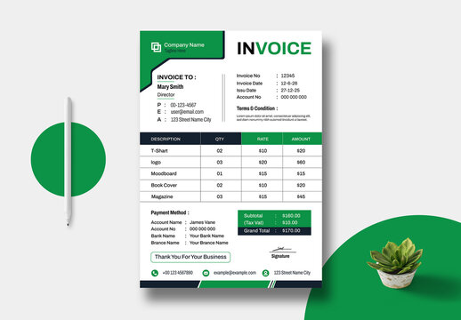 Invoice Template Layout