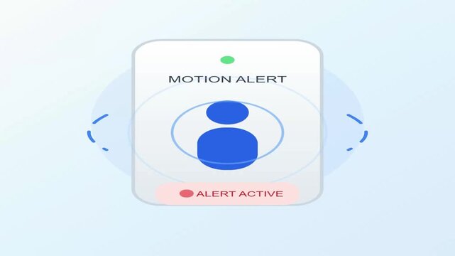 Smart Motion Detection Alert Security System