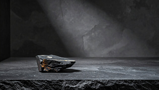Dark Luxury Stone Background Generative AI