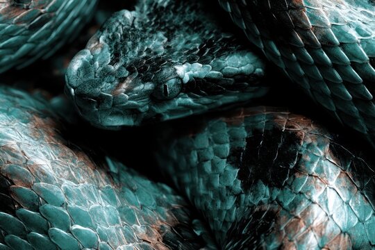 Exotic python skin texture pattern background