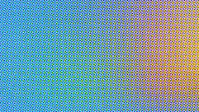 Blue teal orange gradient dotted abstract background texture, vibrant subtle smooth color blend.