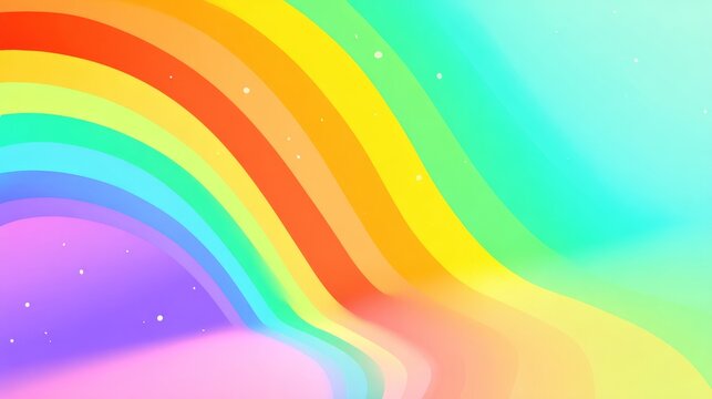Vibrant rainbow background with colorful gradient spectrum, bright multicolor abstract backdrop for celebration, pride theme, creative design, wallpaper, banner, and modern graphic projects