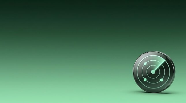 A 3d rendered speedometer icon representing high speed performance or data loading progress on a green background