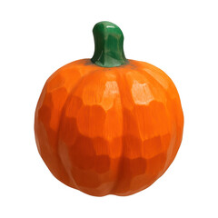 Fototapeta premium PNG Vibrant carved pumpkin illustration.