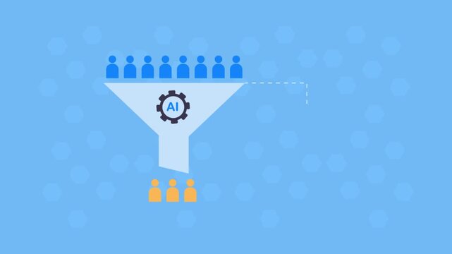Converting prospects into customers using AI marketing funnel, sales and ROI insights on dashboard.