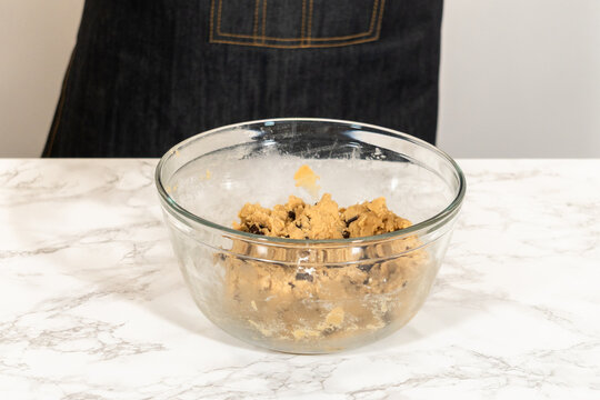 Finished cookie dough ready for baking