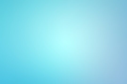 Abstract background of light blue shades with glare and bokeh effect.