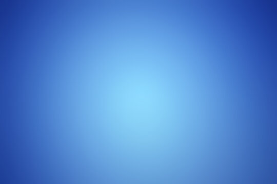 Abstract background of light blue shades with glare and bokeh effect.