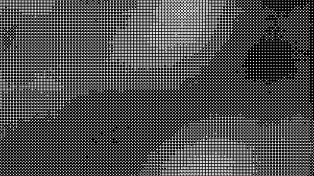 Abstract Pixelated Bitmap Texture Overlay, Digital Glitch Pixel Pattern Animation 4K