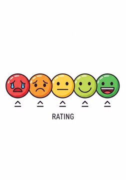Emotional Spectrum: A Digital Illustration of Sentiment Scale