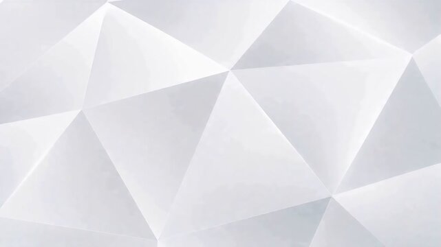 Polygon Background with White Geometric Triangle Pattern Shapes for Corporate Presentation and Web Design