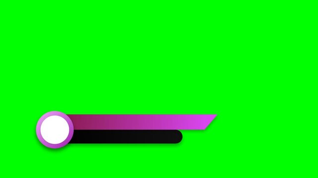 Purple lower third banner for broadcast news edit