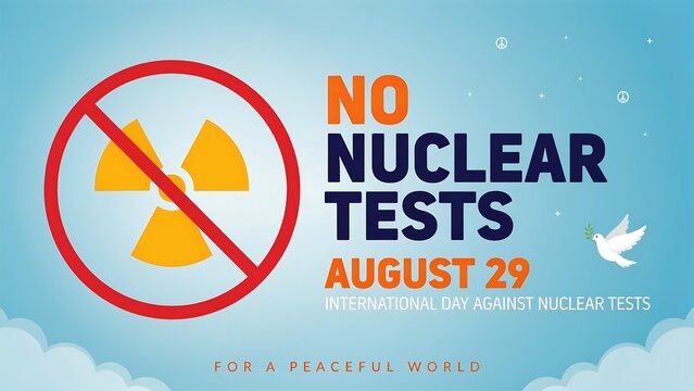 No nuclear tests protest poster august 29