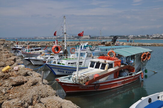 Hafen in Side, T&uuml;rkei