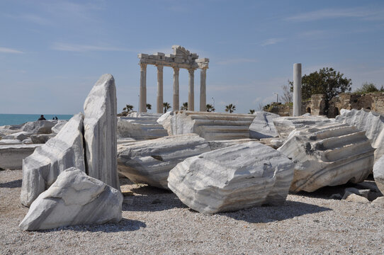 Apollon-Tempel in Side, T&uuml;rkei