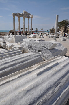 Apollon-Temppel in Side, T&uuml;rkei