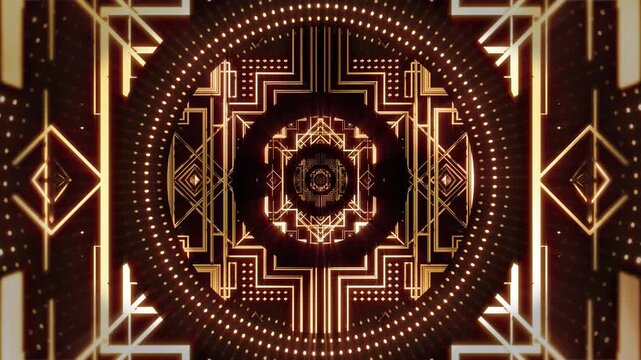 Infinite Gold Art Deco
